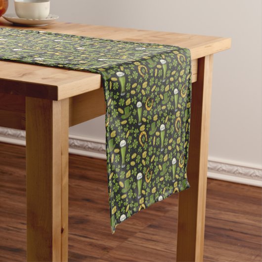 St. Patrick's Day Pattern Korte Tafelloper (Voorbeeld)