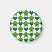St. Patrick's Day Pattern Magneet (Voorkant)