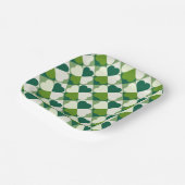 St. Patrick's Day Pattern Papieren Bordje (Gebogen)