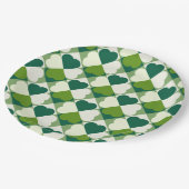 St. Patrick's Day Pattern Papieren Bordje (Gekanteld)