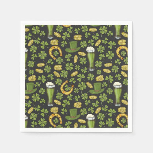 St. Patrick's Day Pattern Servet (Voorkant)