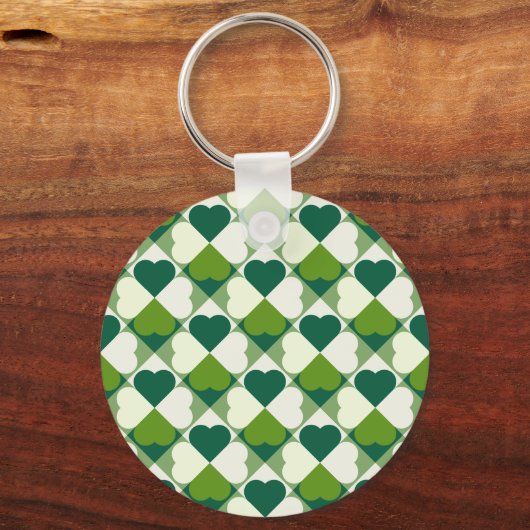 St. Patrick's Day Pattern Sleutelhanger (Voorkant)
