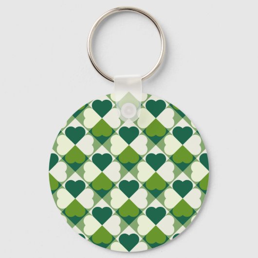 St. Patrick's Day Pattern Sleutelhanger (Achterkant)