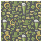 St. Patrick's Day Pattern Stof (Close Up)