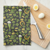 St. Patrick's Day Pattern Theedoek (Quarter Fold)