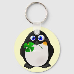 St. Patrick's Day Penguin Sleutelhanger