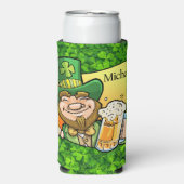 St. Patrick's Day Personalize Name of Text Tall (Seltzer Voorkant)