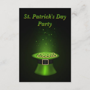 St. Patrick's Day Pet Coins - Uitnodigingskaart Kaart