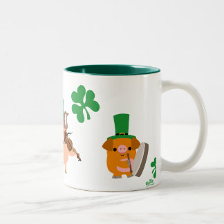 St Patrick's Day petits musiciens mug