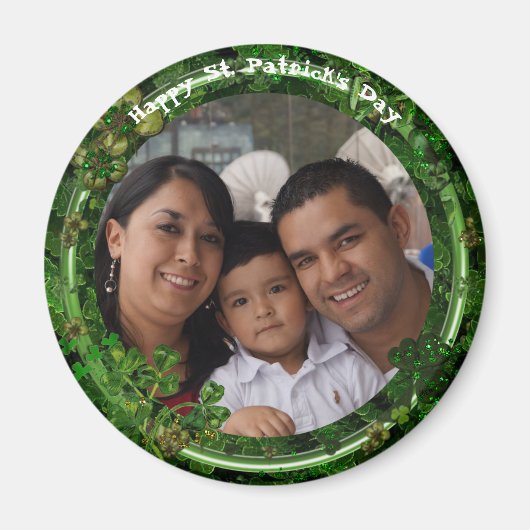St. Patrick's Day Photo Magnet (Devant)