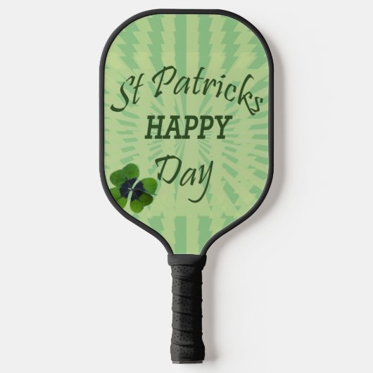St. Patrick's Day Pickleball Paddle (Voorkant)