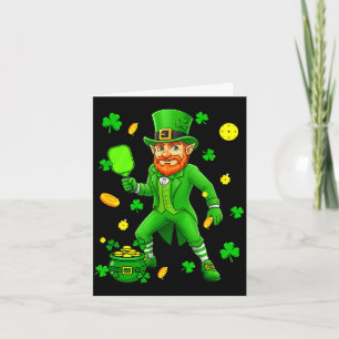 St. Patrick's Day Pickleball spelen matching Kaart