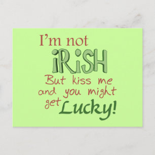 St. Patricks Day Pickup Line Briefkaart