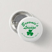 St. Patrick's Day pin back button 2017 (Voorkant /achterkant)
