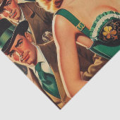 St. Patrick's Day Pin Up Tissuepapier (Detail)