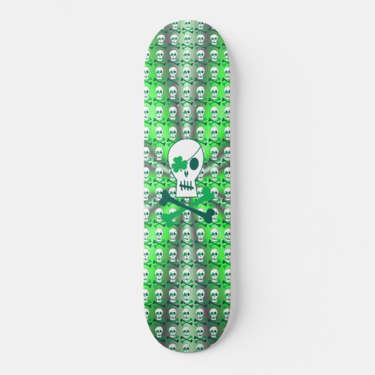 St. Patrick's Day Pirate Skateboard (Voorkant)