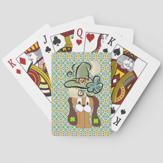St. Patrick's Day Playcard Deck Dog Pokerkaarten (Achterkant)