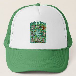 St. Patrick's Day plezier en schattige "feestbeest Trucker Pet