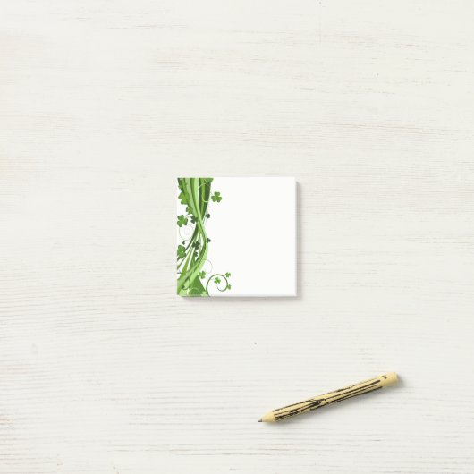 St. Patricks Day Post-it-Notes Post-it® Notes (Op bureau)