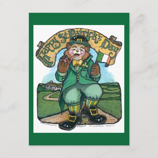 St Patricks Day Post Kaart (Voorkant)
