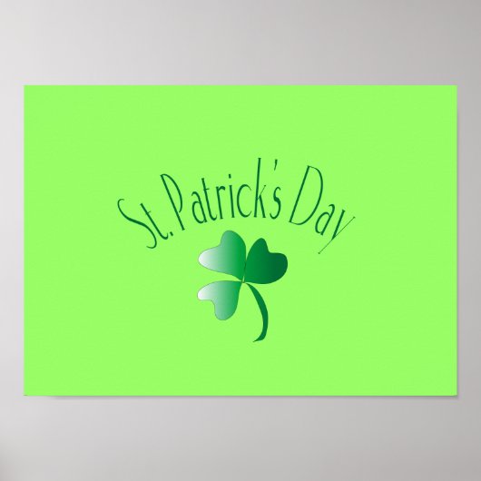 St. Patrick's Day Poster (Voorkant)