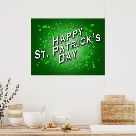 St. Patricks Day Poster (Keuken)