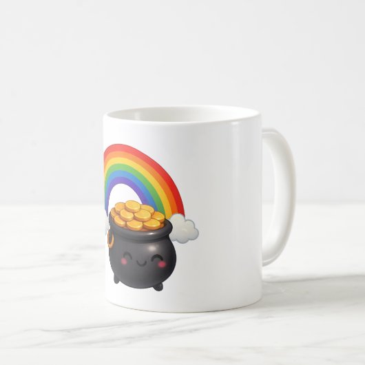 St. Patrick's Day Pot of Gold Mok (Voorkant rechts)