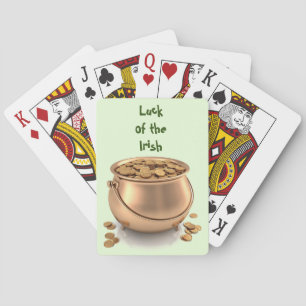 ST. PATRICK'S DAY POT OF GOLD-speelkaarten Pokerkaarten