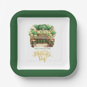 St. Patrick's Day Pub Gepersonaliseerde Waterverf Papieren Bordje