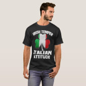 St Patrick's Day pyjama Irish Temper Italy Atti T-shirt (Voorkant volledig)