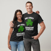 St Patrick's Day pyjama One Lucky RT Respiratory T-shirt (Unisex)