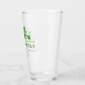 St Patrick's Day Quote Glas (Links)