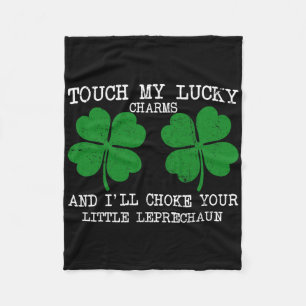St Patricks Day Raak Mijn Geluksbrenger Pret Saint Fleece Deken