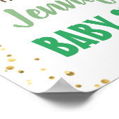 St Patrick's Day Rainbow Baby shower Affiche de bi (Coin)