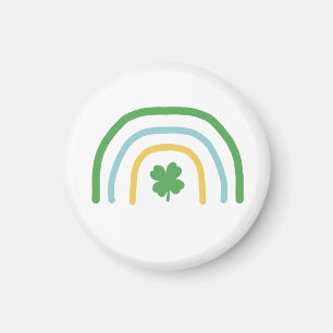 St Patricks Day Rainbow Irish Shamrock Magnet Magneet