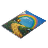 St. Patrick's Day Rainbow & Pot of Gold Notitieboek (Linkerzijde)