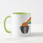 St. Patrick's Day Rainbow Pot of Gold Shamrock Mok (Links)