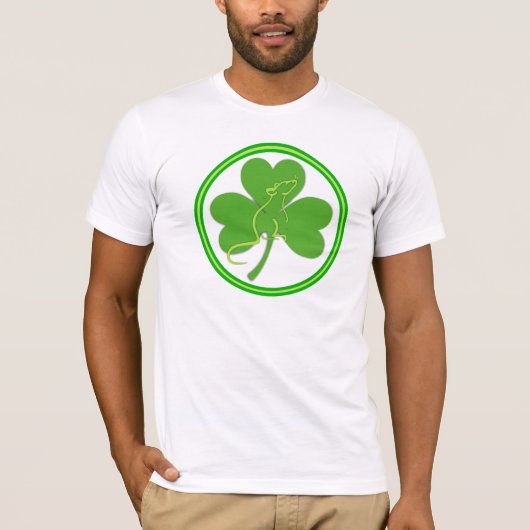 St Patrick's Day rat shirt (Voorkant)