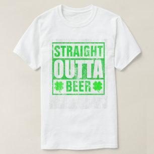 St. Patricks Day Recht uit Bier DS T-shirt