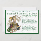 St. Patrick's Day Religieus gebed Shamrocks Kaart (Voorkant)