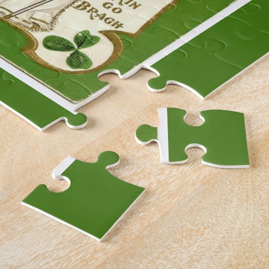 St. Patrick's Day Religieuze bisschop van Ierland Legpuzzel (Zijkant)