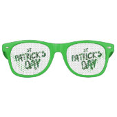 St Patrick's Day Retro Zonnebril (Voorkant)