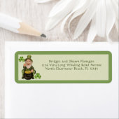 St. Patrick's Day Return Address Etiket (Insitu)