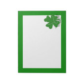 St. Patrick's Day Rish Clover Notitieblok (Gedraaid)