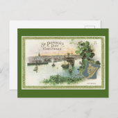 St. Patrick's Day River Scene Briefkaart (Voorkant / Achterkant)