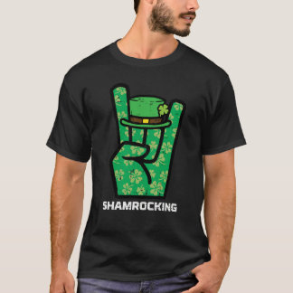 St Patricks Day Rock Hand Saint Paddys Rocker Men T-shirt