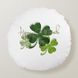 St. Patrick's Day Rond Kussen