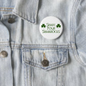 St. Patricks Day Ronde Button 5,7 Cm (In situ)