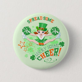 St Patrick's Day Ronde Button 5,7 Cm