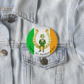 St Patrick's Day Ronde Button 7,6 Cm (In situ)